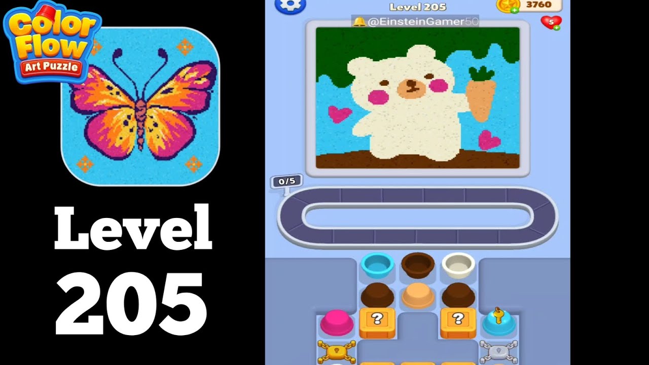 Color Jam Art Puzzle Level 205 Walkthrough Solution - YouTube