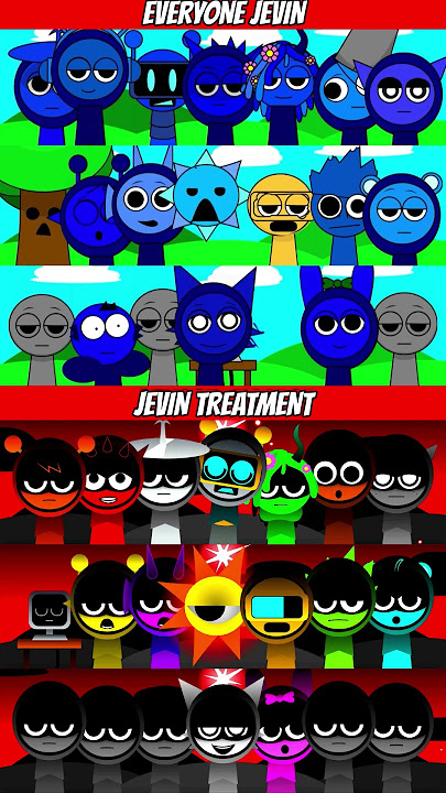 EVERYONE IS SPRUNKI JEVIN VS JEVIN TREATMENT #viralshorts #roblox
