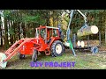 #4 DIY Projekt  Eigenbau Rückewagen Brennholz Anhänger, Logging Trailer for Deutz D5506 Firewood