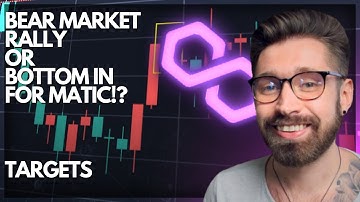 POLYGON PRICE PREDICTION 2022💎BEAR MARKET RALLY OR BOTTOM IN!? - MATIC TARGETS👑