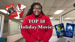 VLOGMAS DAY 6: Top 10 Holiday Movies | &amp; where to watch them!! | THE FAVORITES