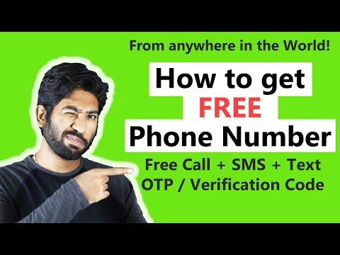 Video: How To Get A Free Number