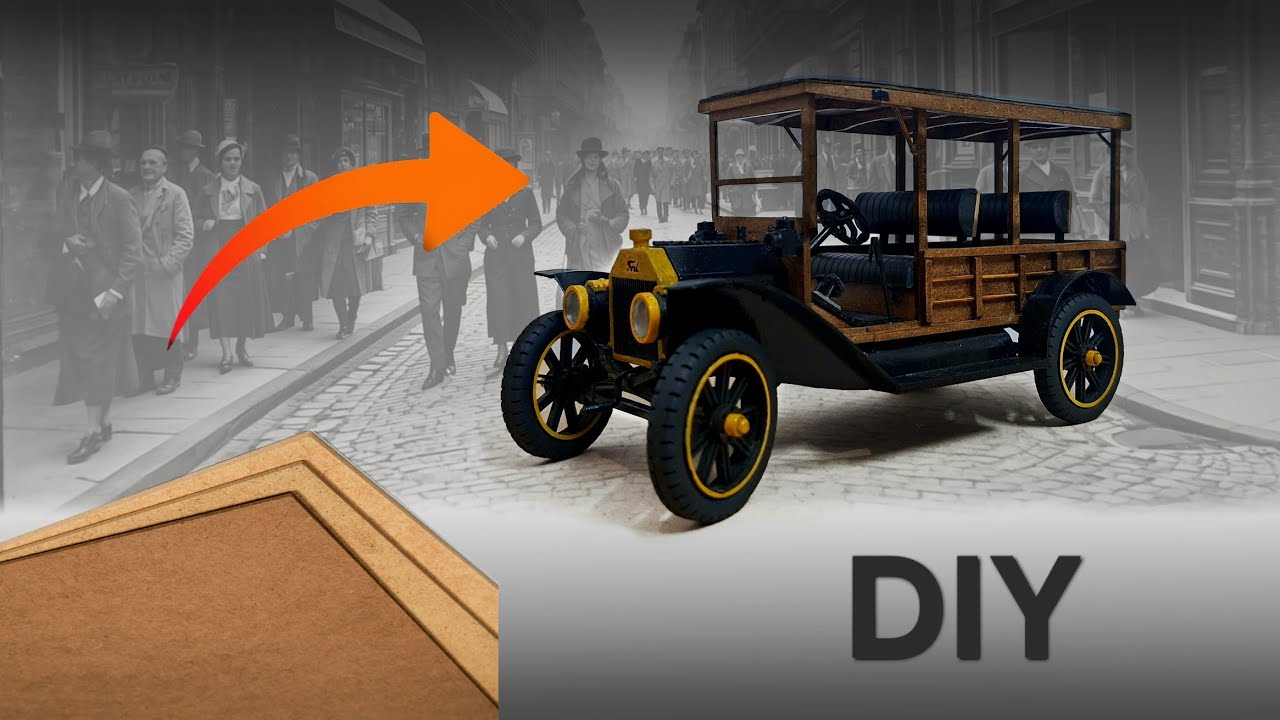 How I Built a Wooden 1915 Ford Model T (1:18 scale)_ Full Step-by-Step Tutorial