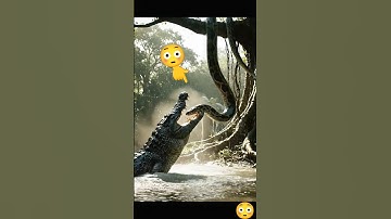 😱 When a Giant Python Faced a Crocodile… What Happened Next Shocked the Jungle! 🐍🐊🔥 #shortsfeed