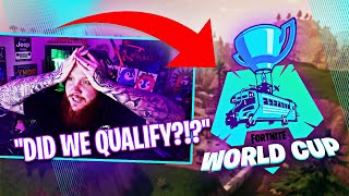 DID WE QUALIFY? FINAL CHANCE! W/ WILDCAT  Fortnite World Cup Qualifiers