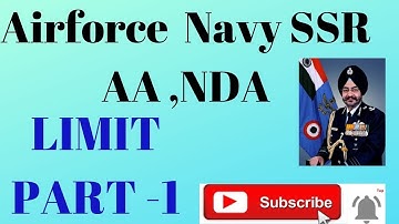 limit part-1 for indian. Navy aa ssr ||airforce xgroup previous year question papers.||