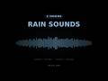 2 Hours Gentle Rain 🌧️ Black Screen for Sleep, Study & Focus