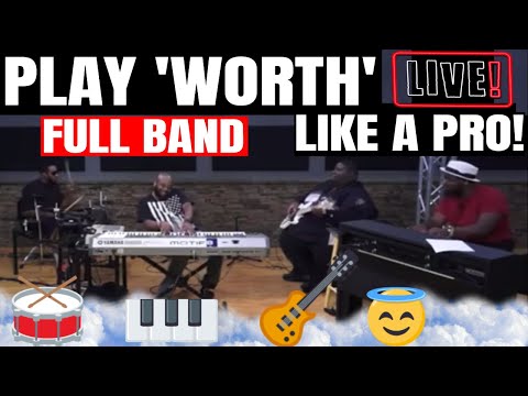 live-church-musicians-play-worship-song,-'worth'-by-anthony-brown-&-group-therapy
