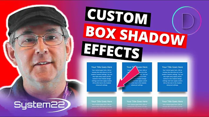Divi Theme Box Shadow Custom Effects 👍👍👍