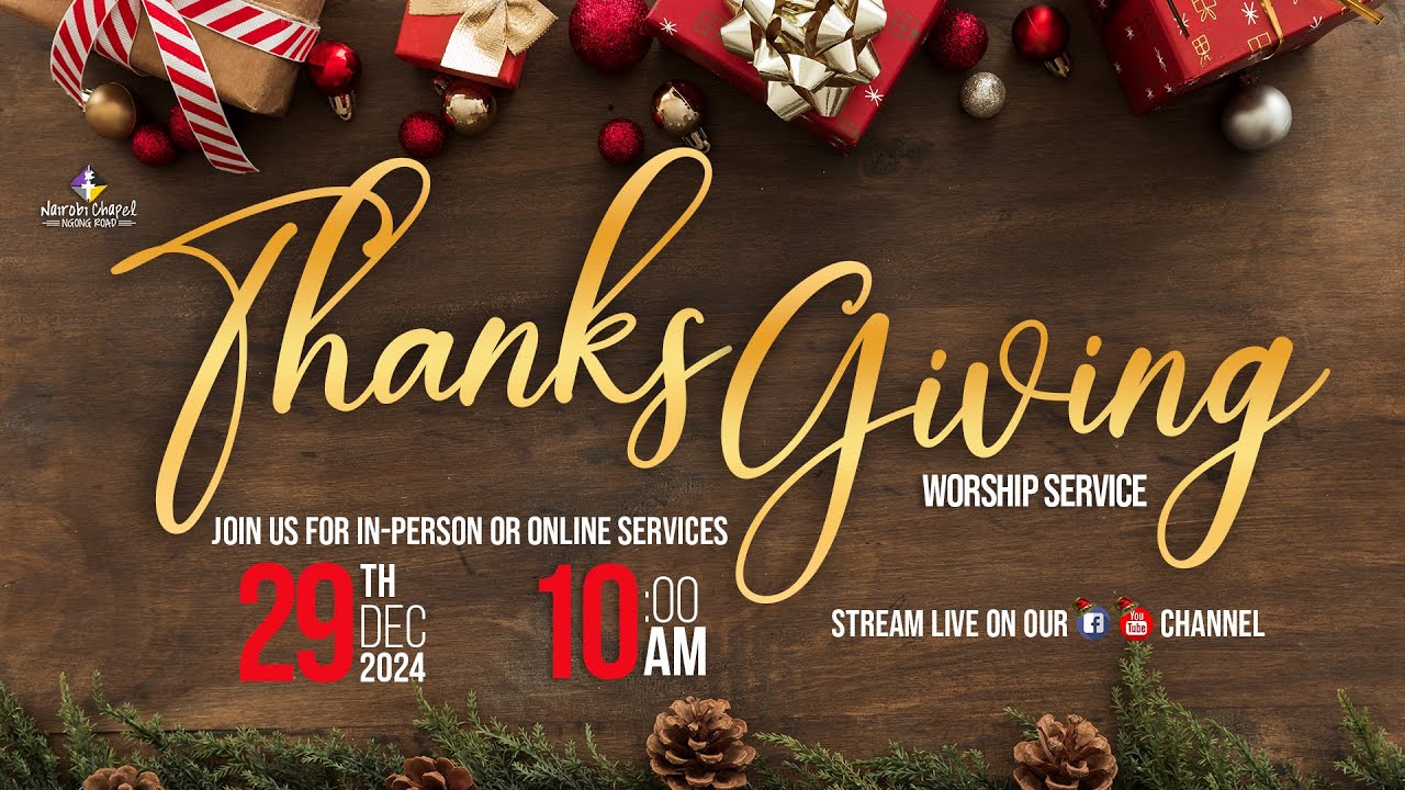 Thanksgiving Worship Service| 12-29-24 - YouTube
