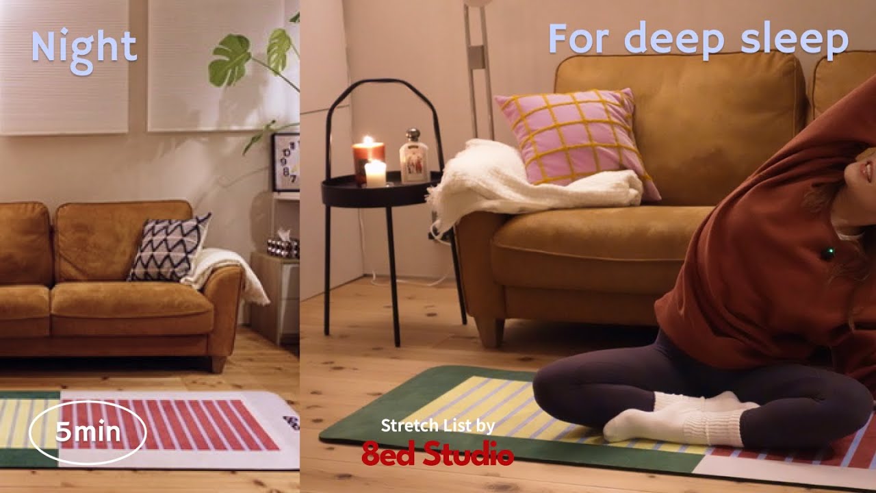 【Lesson Class🌿5分】眠る前の肩甲骨リリース｜深い睡眠をとるために