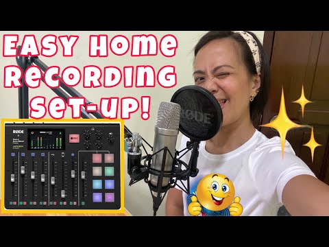 #RODE BASIC SET-UP: NT1-A CONDENSER MIC with PSA 1 STUDIO ARM and RODE CASTER PRO || Mumzy Vany