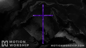 Sand Flow Grey Cross HD Loop by Motion Worship