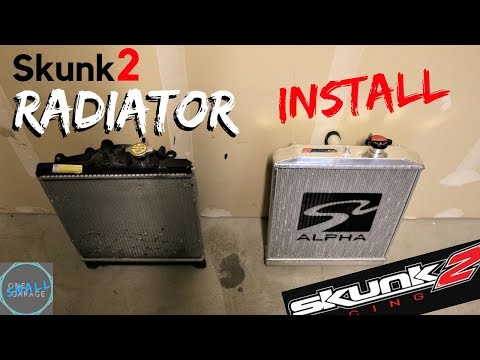 Skunk2 Alpha Radiator Install | Civic EK