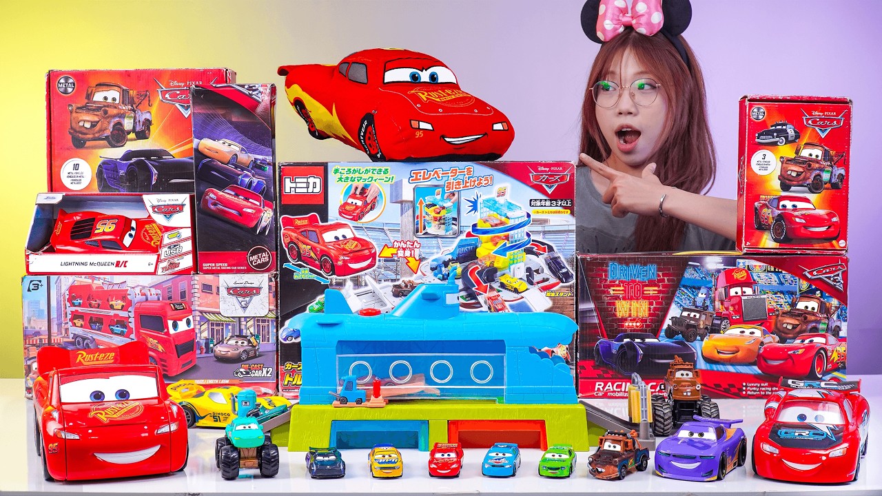Disney Pixar Cars Unboxing Review | Lightning McQueen,Tow Mater, Mack, Doc Hudson,Cruz Ramirez#toys