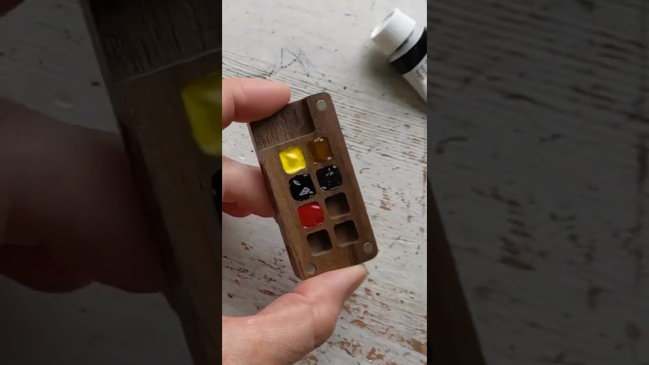 Tiny Portable Watercolor Art Set
