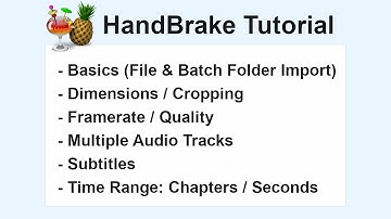 Handbrake Tutorial (Video Conversion Basics & Dual-Audio Track Preservation)