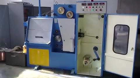 Fine wire drawing machine with continuous annealing