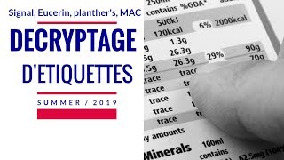 Décryptage Détiquette Planters, Mac Lingettes, Dentifrice Signal Et Eucerin Atopicontrôl