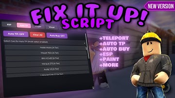 ROBLOX FIX IT UP SCRIPT WORKS IN 2025 [AUTO BUY]
