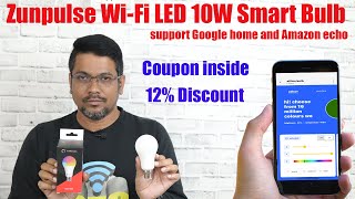 Zunpulse Wi Fi LED 10W Smart Bulb with support Google home and Amazon echo screenshot 1