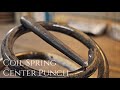 Blacksmithing - Forging a Center punch from Coil spring