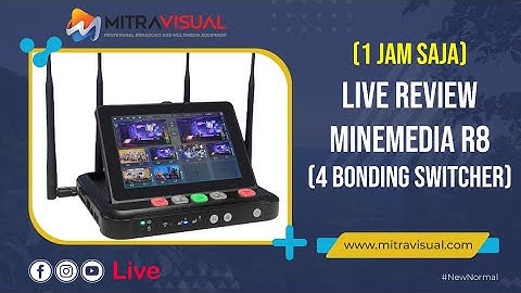 LIVE REVIEW ... MINEMEDIA R8 All In One (Video Switcher, 4G Bonding, Encoder, Recorder)