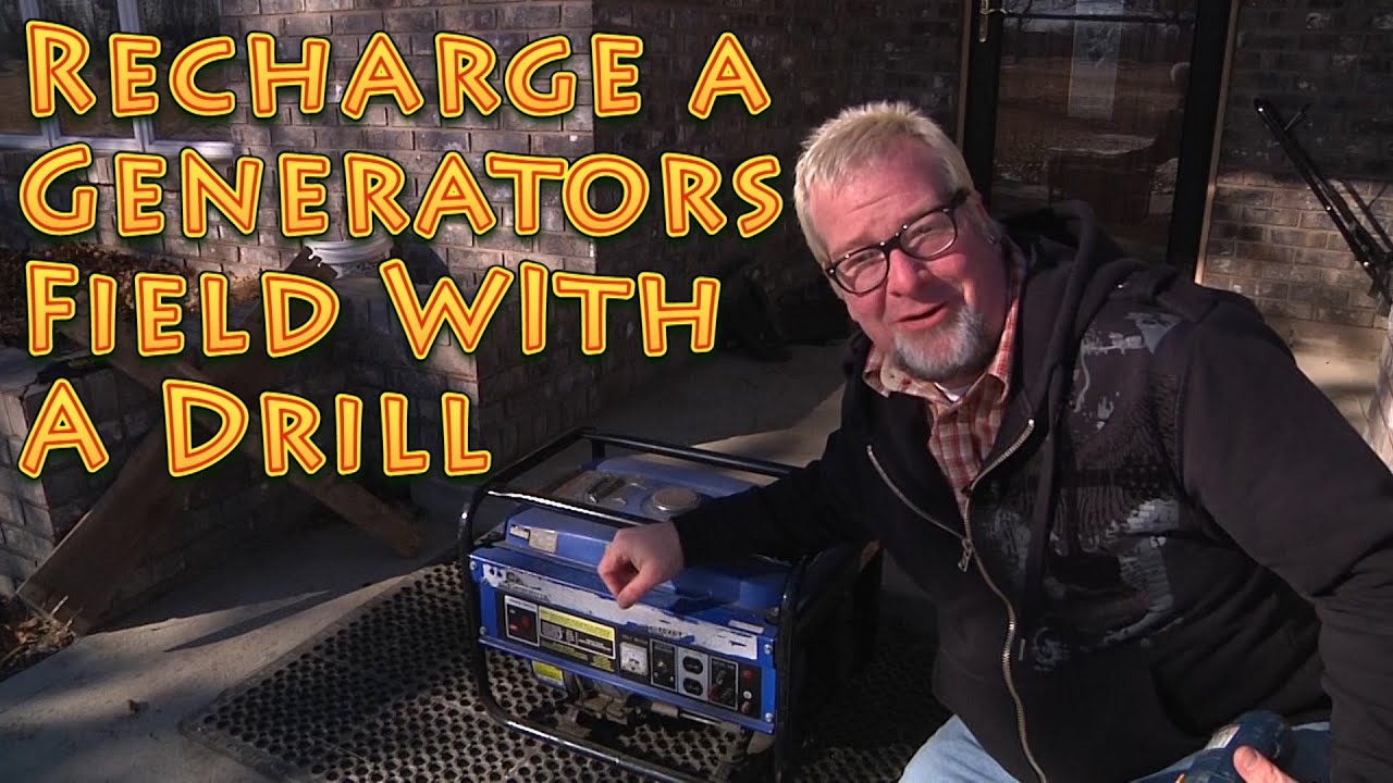 How to Fix a Generator - Recharge a Generators Field With a Drill