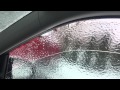 A fast way to "remove" ice from your  car window!
