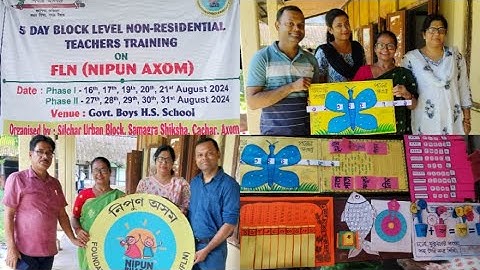5 Day Block Level Non-Residential Teachers Training on FLN ( Nipun Axom ) ||2nd Phase #fln #fln2024