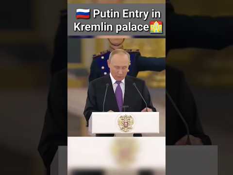 🇷🇺 President Putin Entry in Kremlin palace 🏫Putin entry style#putin#ytshorts #moscow #kremlin#shorts