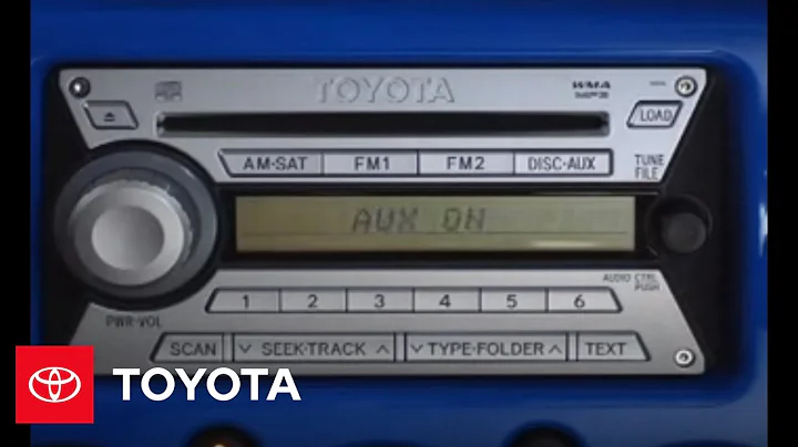 2007 - 2009 FJ Cruiser How-To: Auxiliary Input | Toyota