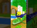 Banana Kid Revenge on Angry Family - Maizen Minecraft Animation #maizen #minecraft #shorts