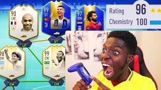 KIDS BROTHER 196 RATED FUT DRAFT!! (FIFA 19)