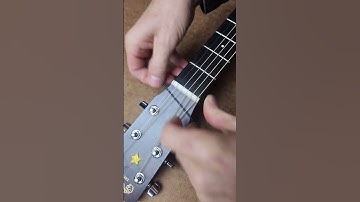 How to attach an acoustic guitar strap! only one peg? no problem.