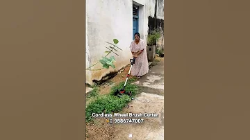 Cordless Wheel Brush Cutter upto 80 min Battery Backup 📲 9886747007