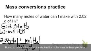 7-1C Mass Conversions Notes