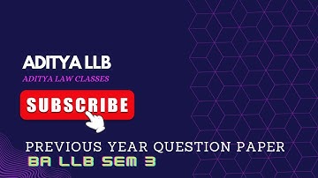 CONTRACT | BA LLB 3rd semester question paper 2019
