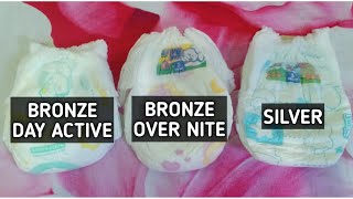 Sweety Bronze & Silver Diaper Review - Sweety Diapers Size S