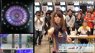 Japan 14 Stage1 千葉 Ladies Best16 入替戦 芥川 温子 Japan Ladies8 Vs 高畑 有希 Japan Darts Tv