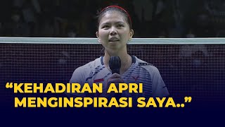 [FULL] Pidato Perpisahan Greysia Polii dari Panggung Bulu Tangkis di Testimonial Day