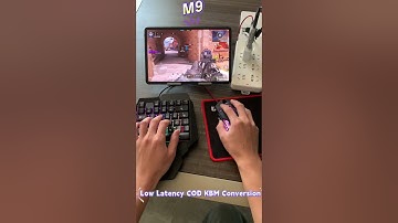 Native mobile game keyboard and mouse converter——M9 #gamwing #gaming #controller#gamer
