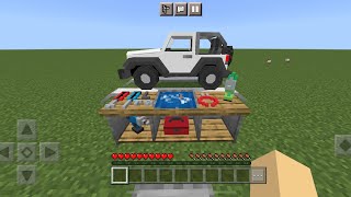 Making a Realistic Car in Minecraft PE (Dynamic Car Creator MOD) screenshot 1