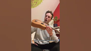 Guitar Player discovers a Ukulele