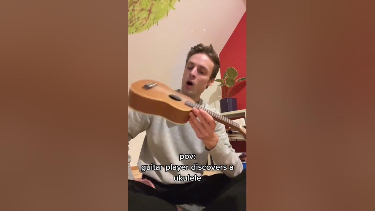 Guitar Player discovers a Ukulele Guitar Player discovers a Ukulele