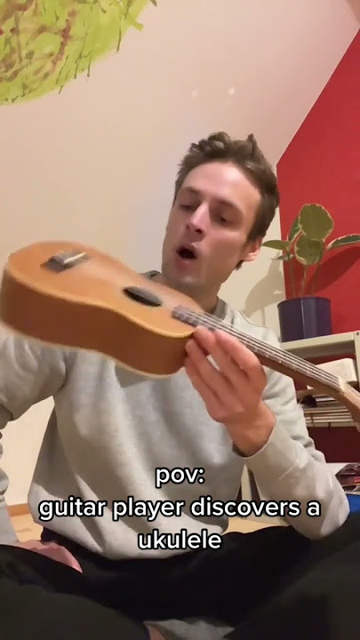 Guitar Player discovers a Ukulele