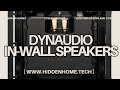 High-End Home Cinema | Installing Dynaudio In-Wall Front Speakers
