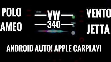 Install VW R340 RCD 330G Plus with Apple CarPlay and Android Auto in any Polo, Vento, Ameo!