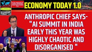 Anthropic Chief Says AI Summit in India Early this year was highly Chaotic and Disorganised