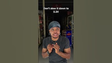 Don’t Slow It Down To 0.3X